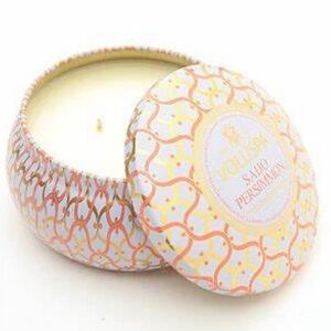 NEW Voluspa Saijo Persimmon Two Wick Tin Candle